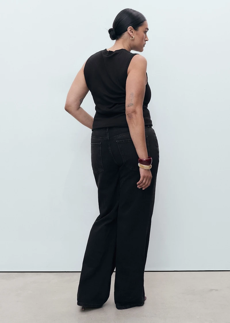 Danila high-waisted wide-leg jeans