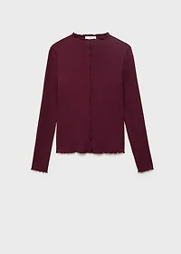 Scalloped edges T-shirt