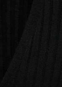 Fine rib knit cardigan