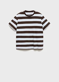 Striped short-sleeved t-shirt