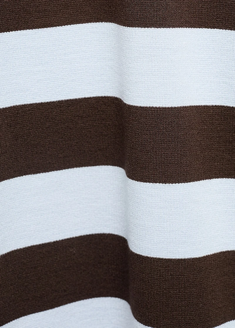 Striped short-sleeved t-shirt