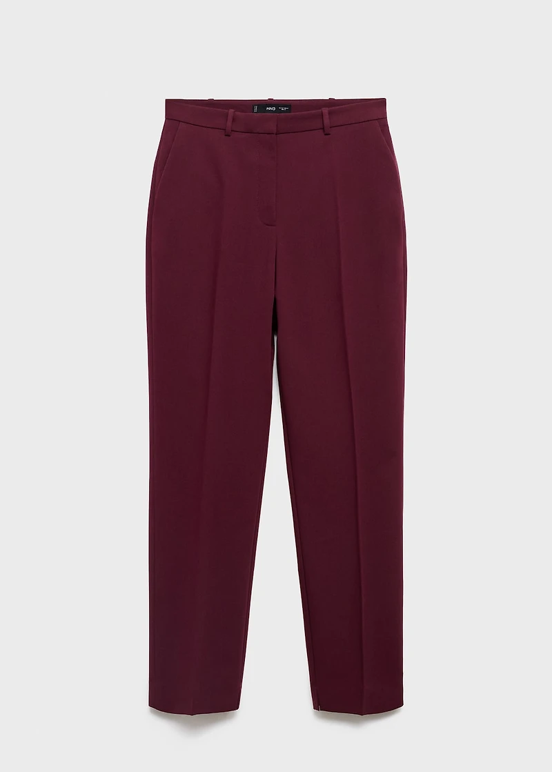 Straight suit trousers