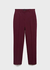 Straight suit trousers