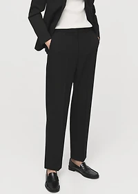 Straight suit trousers