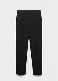 Straight suit trousers