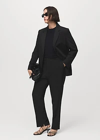 Straight suit trousers