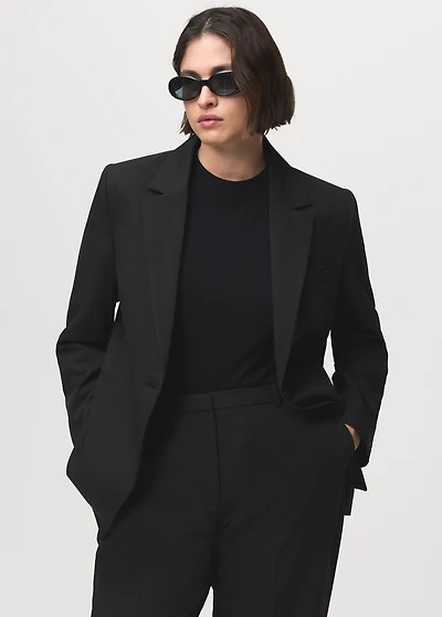 Straight suit trousers