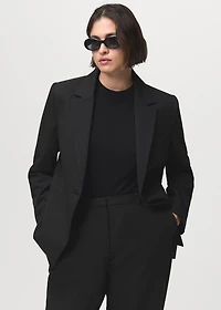 Straight suit trousers