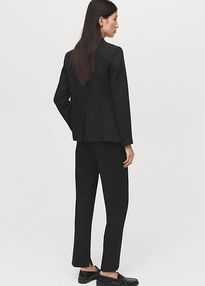 Straight suit trousers