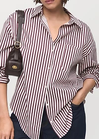 Pocket striped shirt