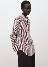 Pocket striped shirt
