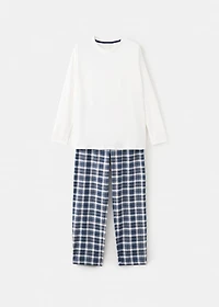 Set of long check pyjamas