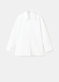 Oversized shirt with crossed back