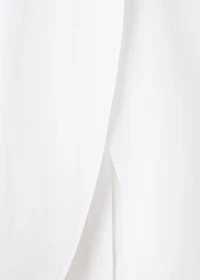 Oversized shirt with crossed back