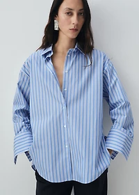 Oversize poplin shirt