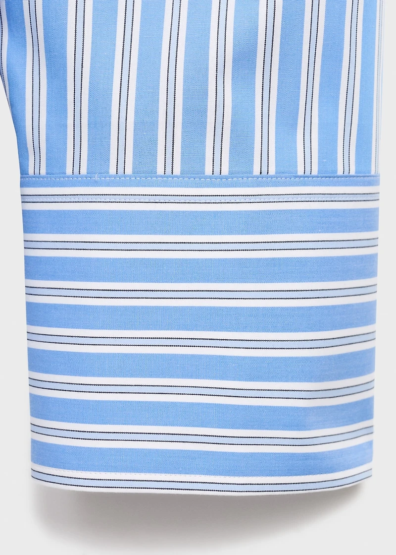 Oversize poplin shirt