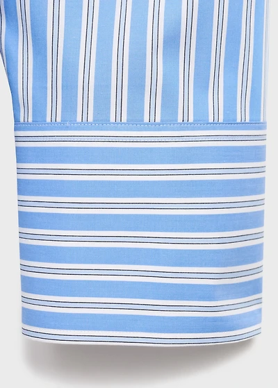 Oversize poplin shirt