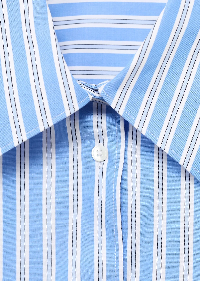 Oversize poplin shirt