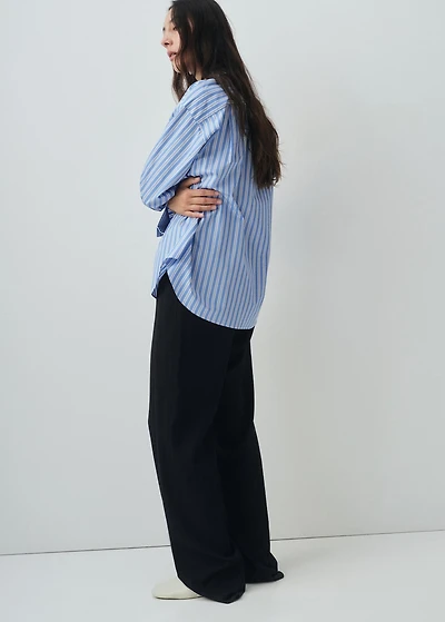 Oversize poplin shirt