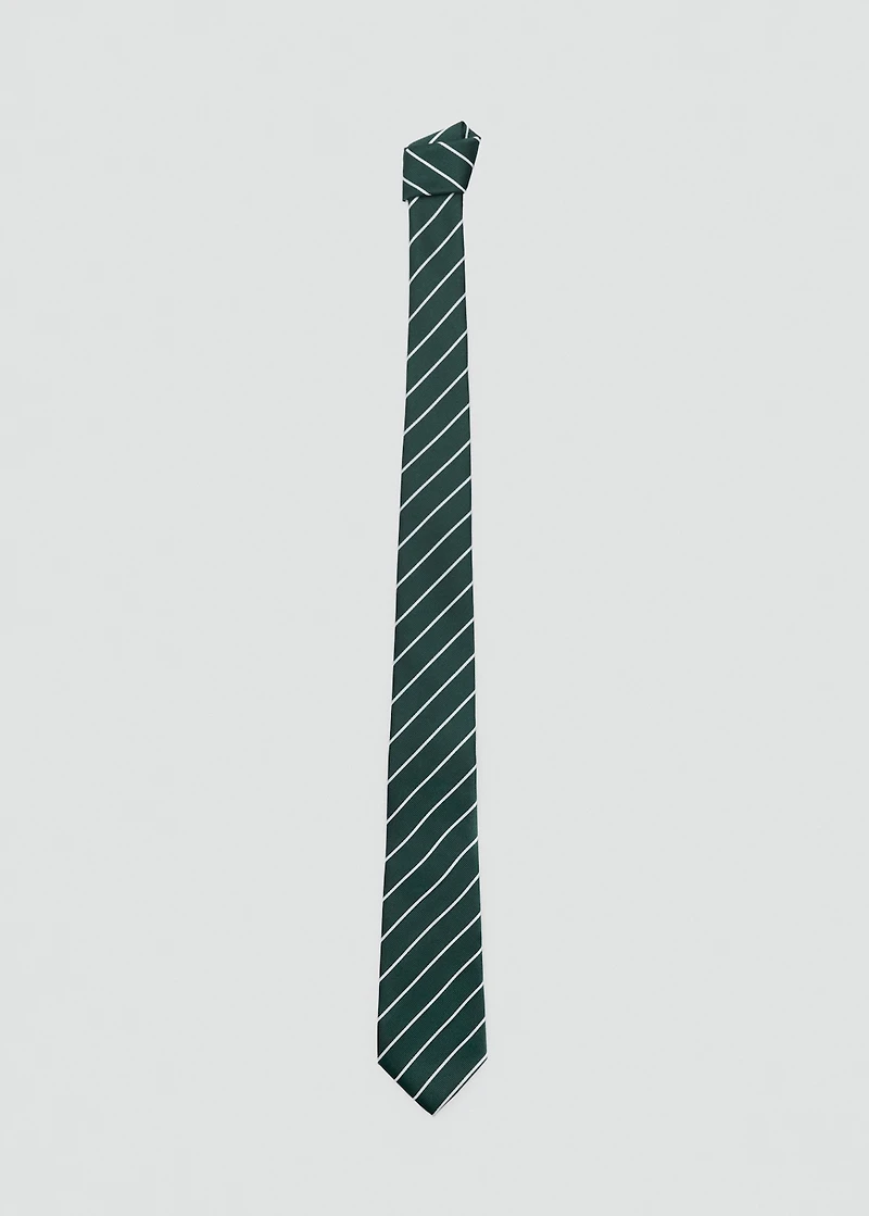 Striped tie
