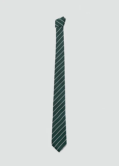 Striped tie