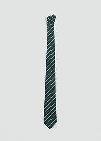 Striped tie