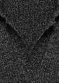 100% cotton polo-neck sweater