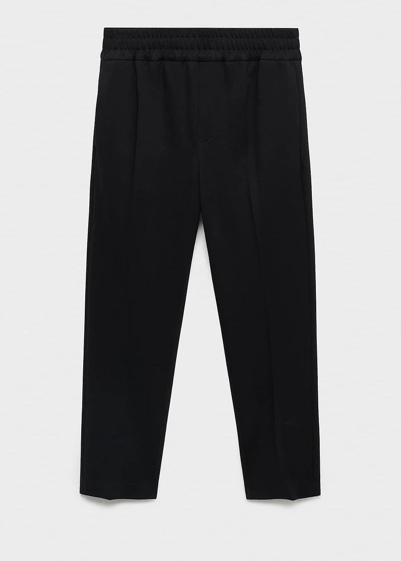 Jogger pants with elastic waist