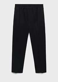 Jogger pants with elastic waist