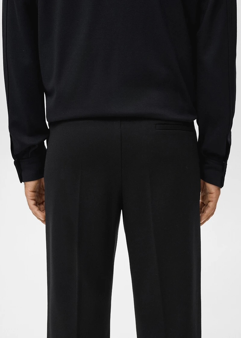 Jogger pants with elastic waist