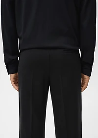 Jogger pants with elastic waist