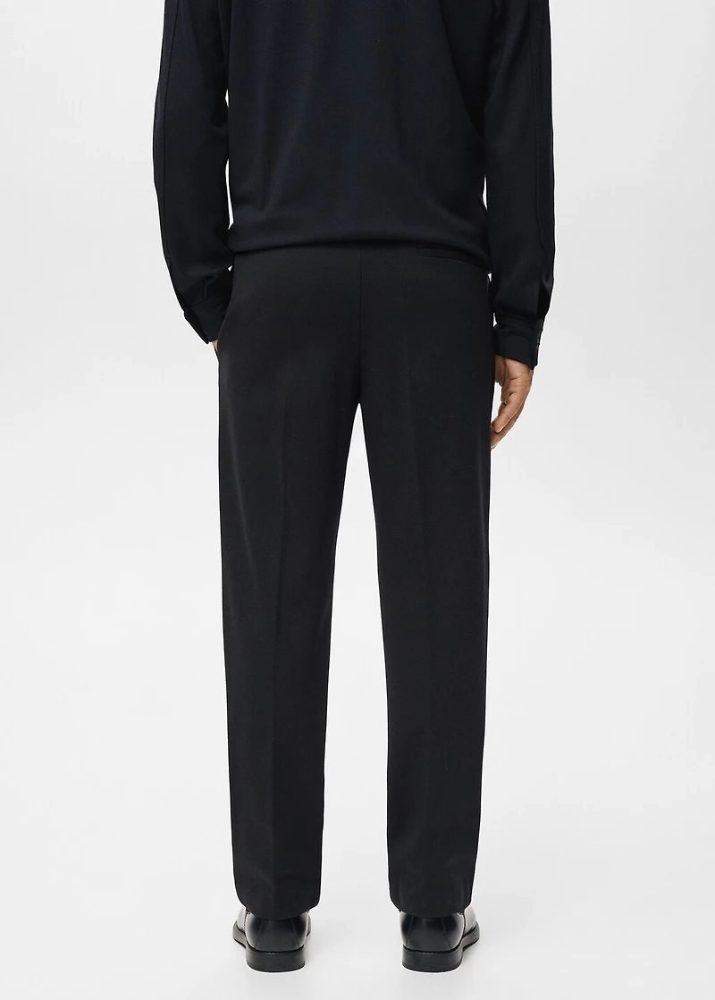 Jogger pants with elastic waist