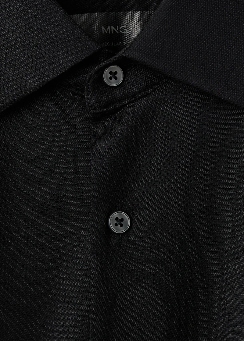 Comfort stretch non-iron shirt