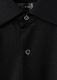 Comfort stretch non-iron shirt