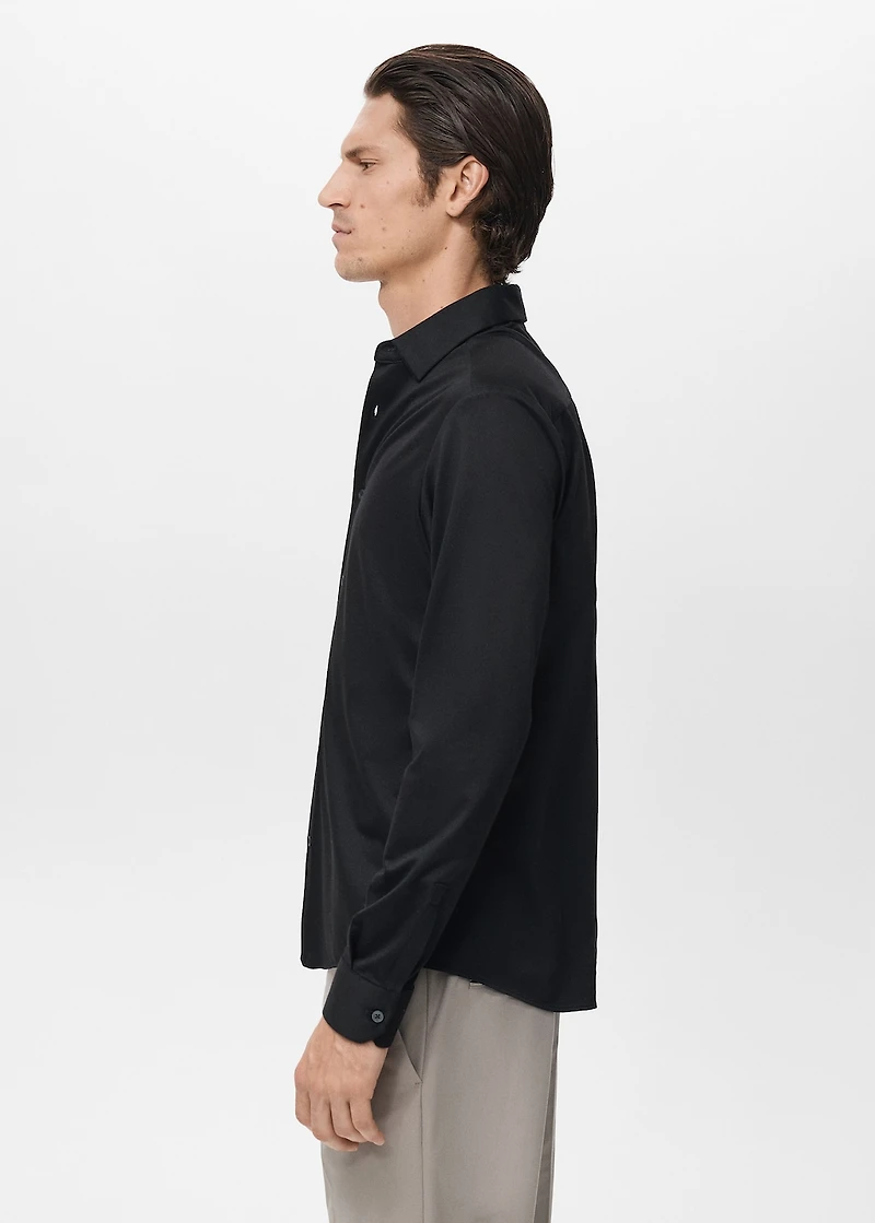 Comfort stretch non-iron shirt