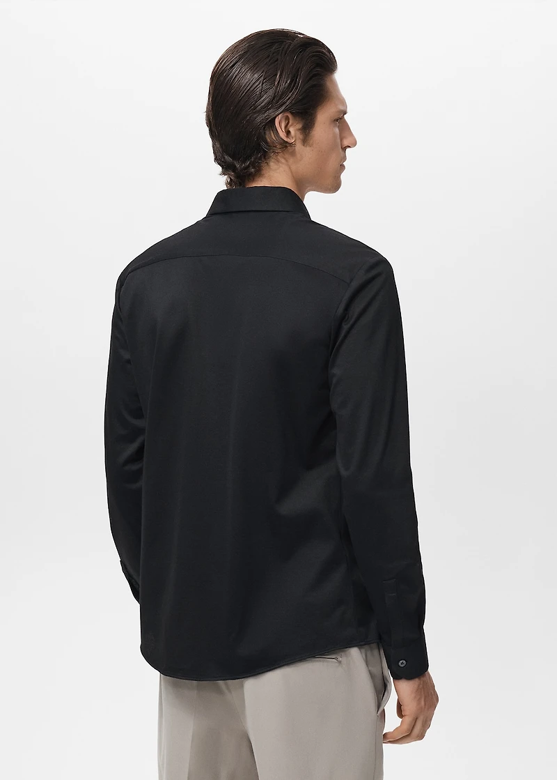 Comfort stretch non-iron shirt