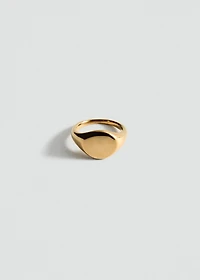 Stainless steel signet ring