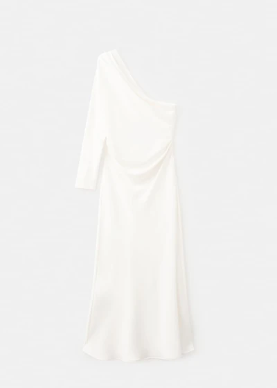 Asymmetrical dress with cut-out