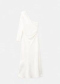 Asymmetrical dress with cut-out