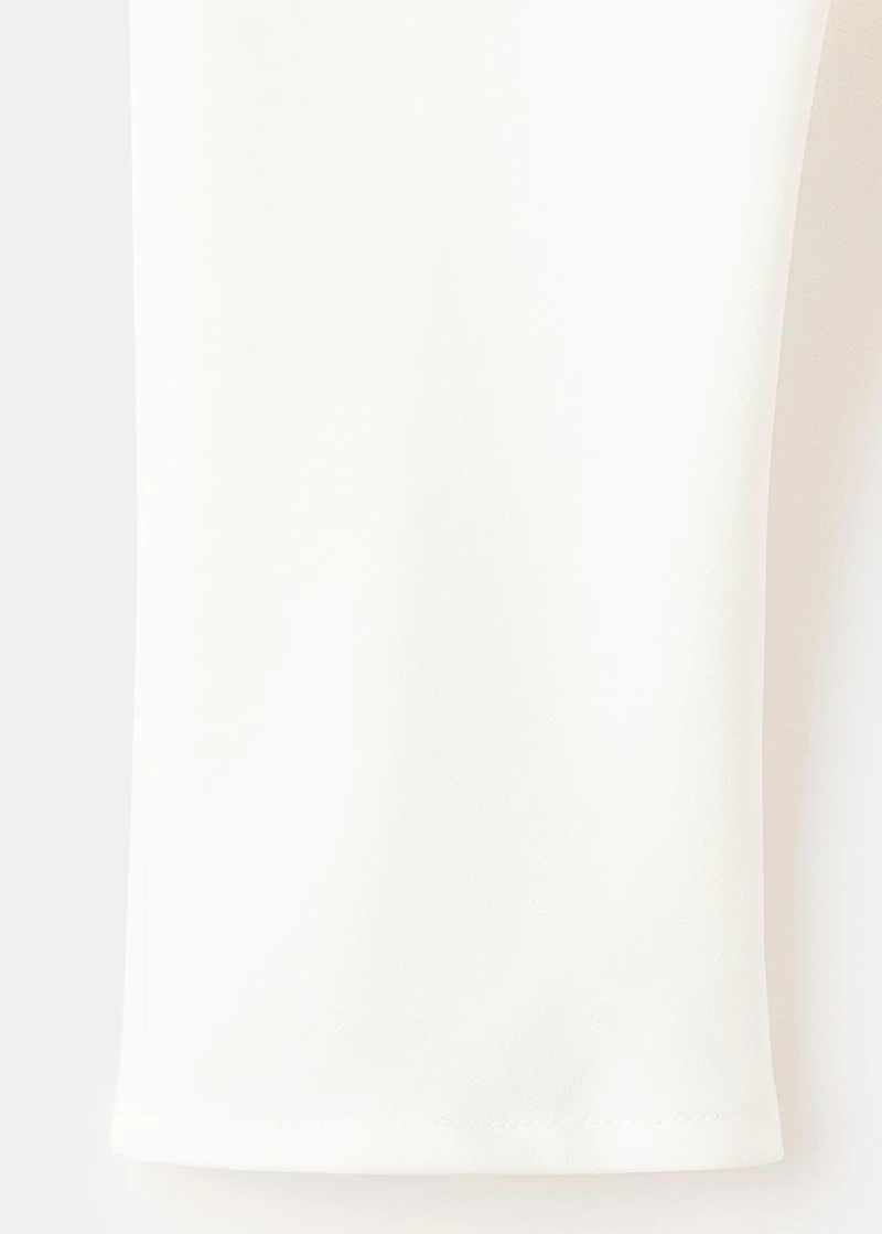 Asymmetrical dress with cut-out