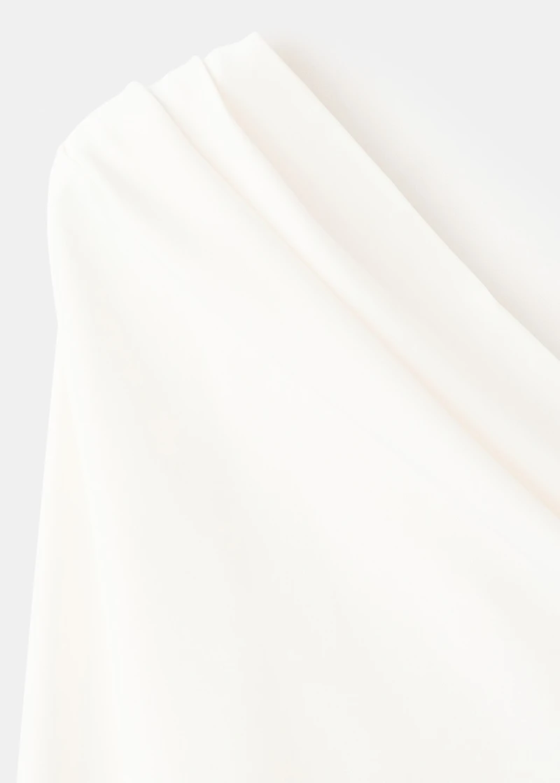 Asymmetrical dress with cut-out