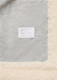 Shearling-effect coat