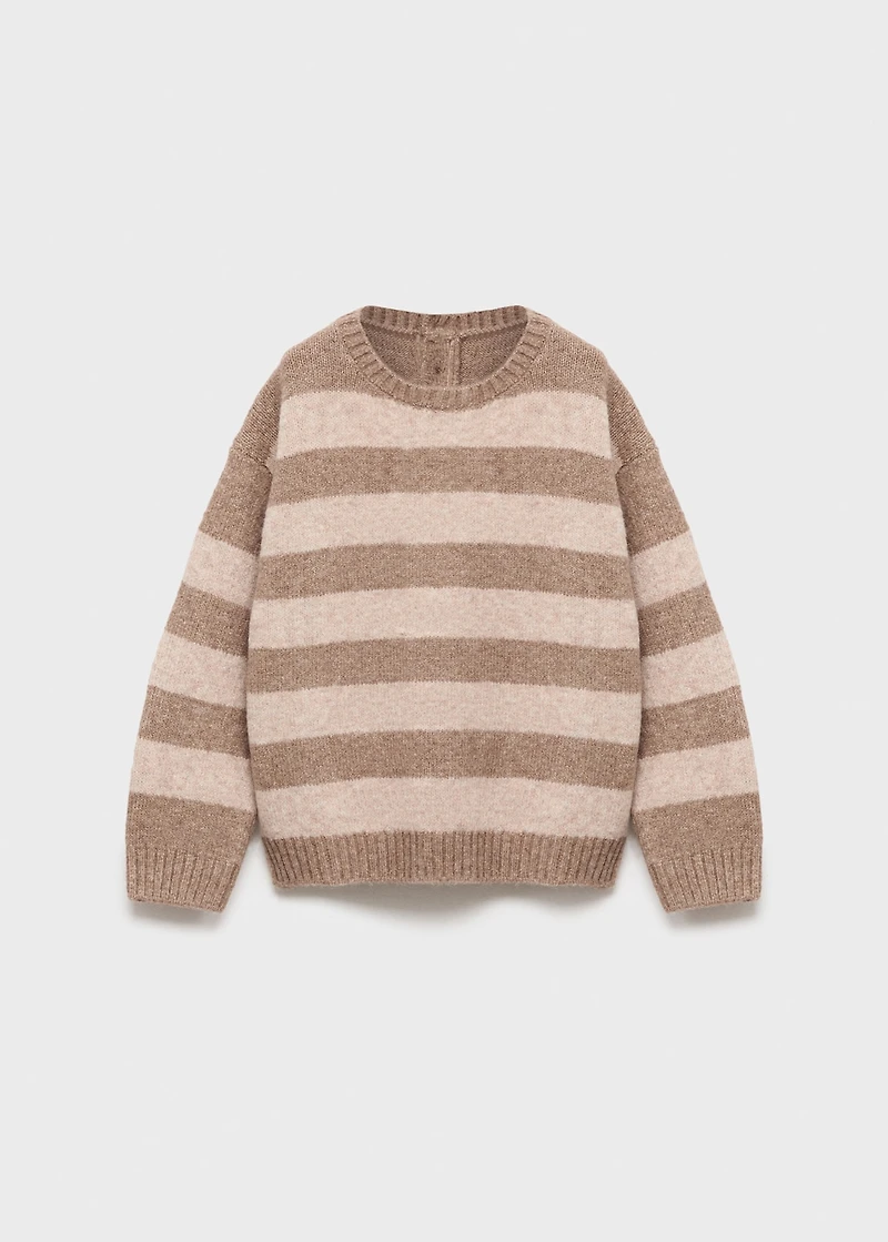 Knit striped sweater