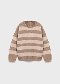 Knit striped sweater