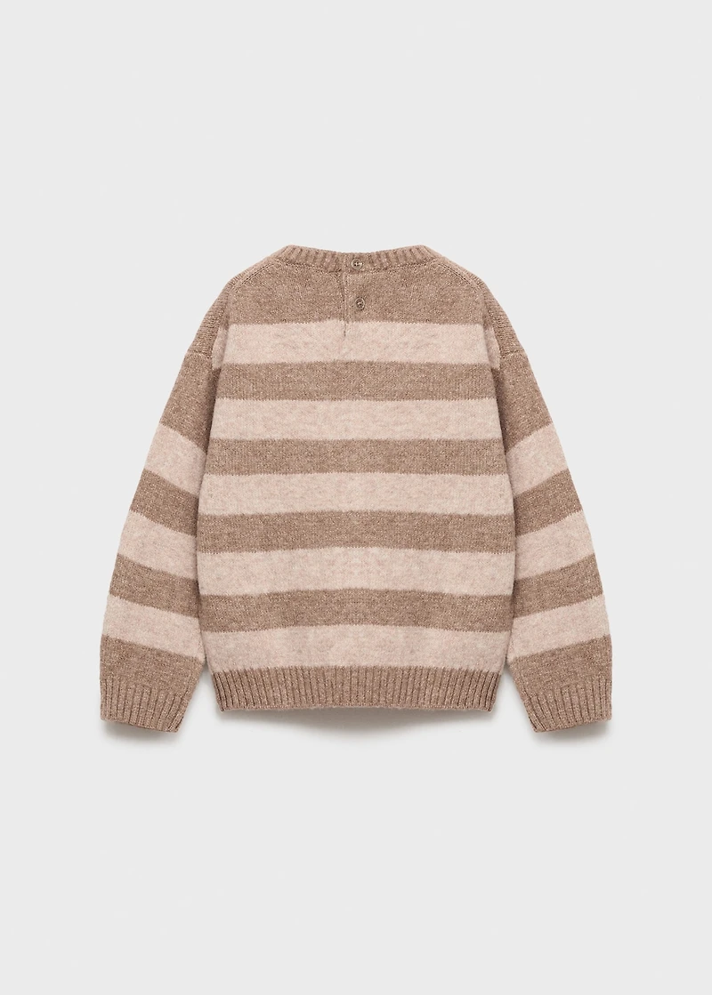 Knit striped sweater