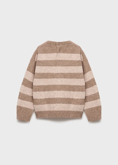Knit striped sweater