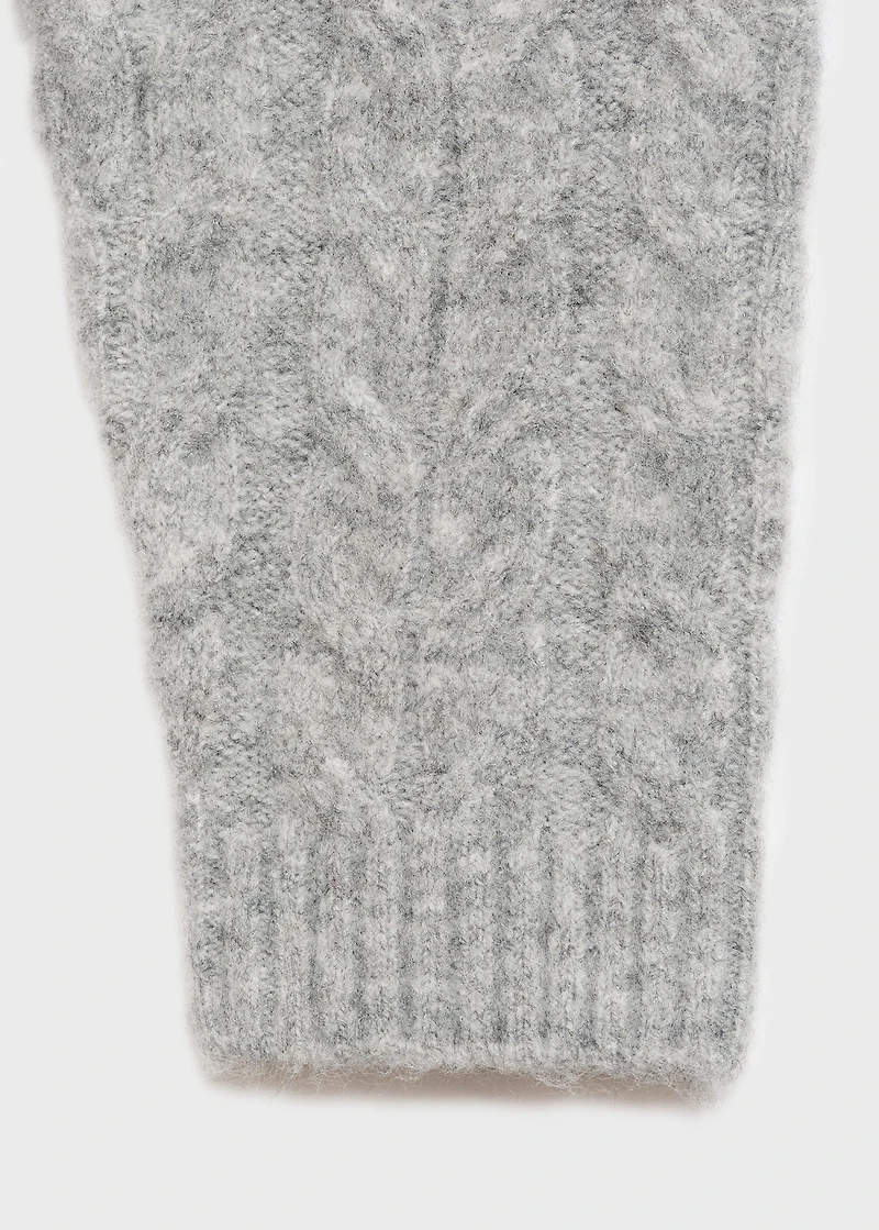 Knitted button cardigan