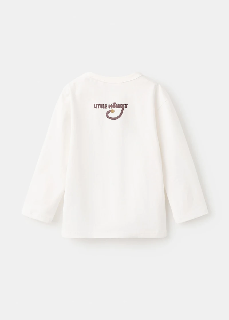 Embossed printed t-shirt