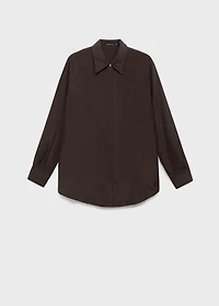 100% silk oversized shirt