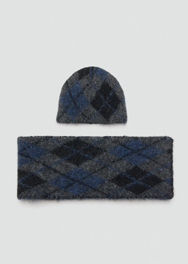 Argyle hat